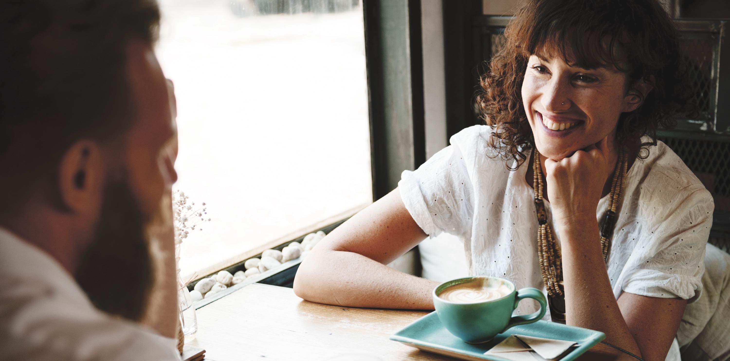 young woman smiling