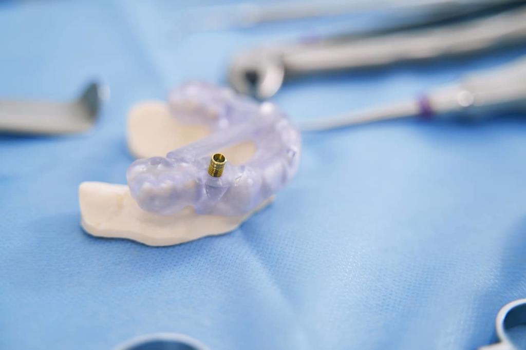 Example of broken dental implant.