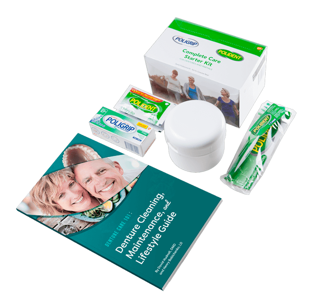 Denture cleaning kit