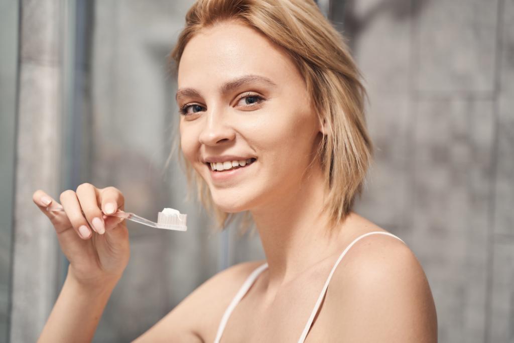 joyous woman taking care of her oral health 2021 09 03 15 37 35 utc 2